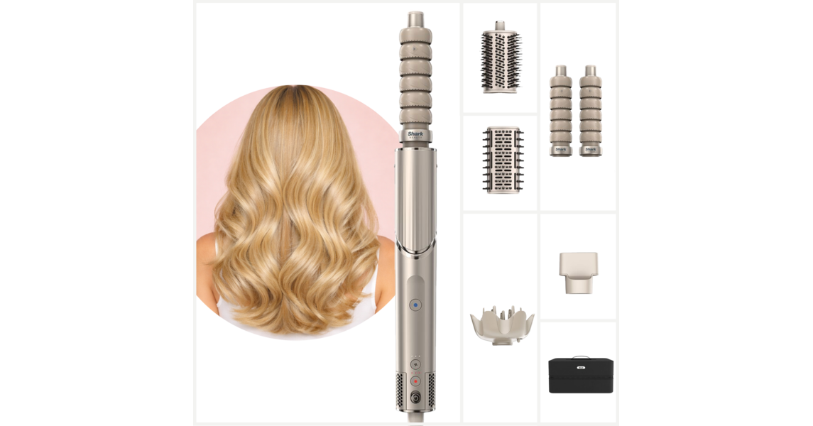 Multistyler 5in1 FlexStyle, 1400W, 5 accesorii, sampanie | Shark