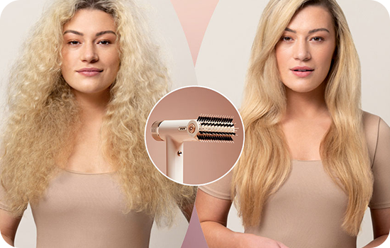 Perie QuickSmooth pentru volum și netezire într-un singur pas