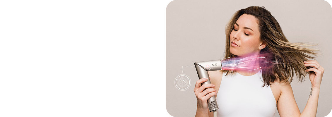 Coafează-te în timp ce usuci – fără deteriorare termică